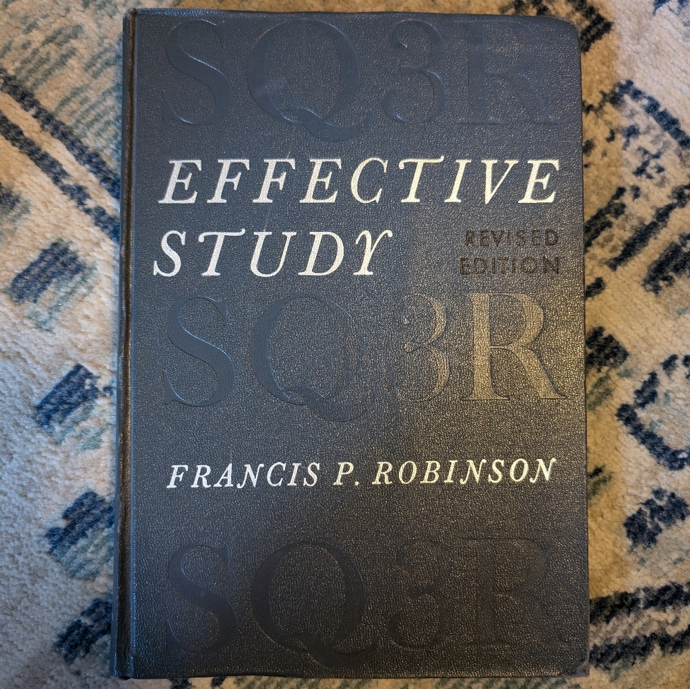 Effective Study by Francis P. Robinson Vintage Book